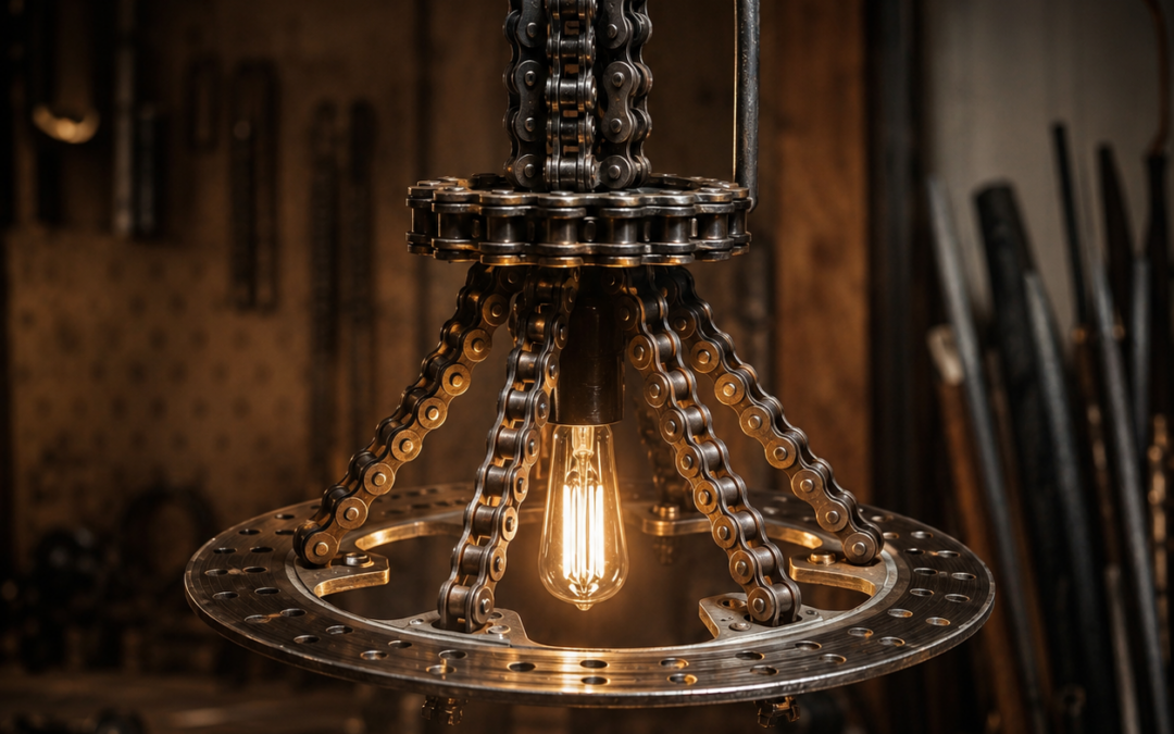 Lampe disque moto